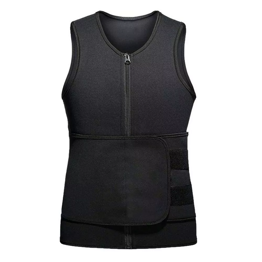 Мужской спортивный костюм для сауны без рукавов Slim Fit